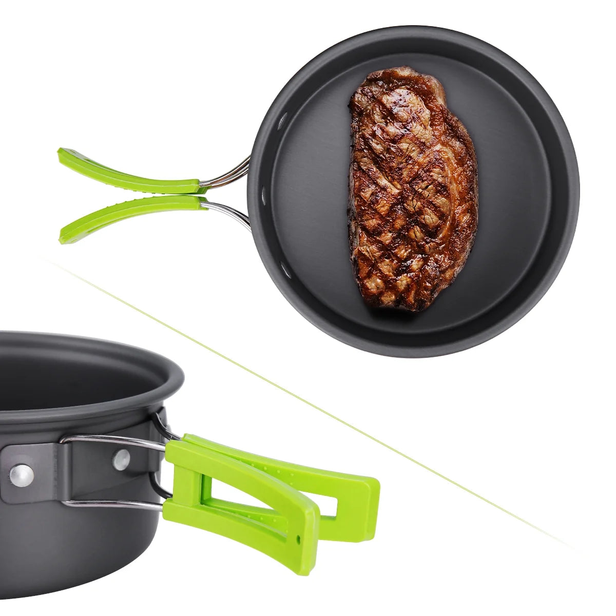 15 Pcs Non Stick Camping Cookware Set P962162