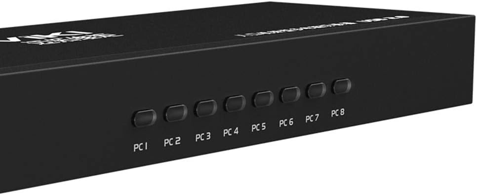 8 Port KVM Switch with VGA USB Cables, Pack of 2 I587