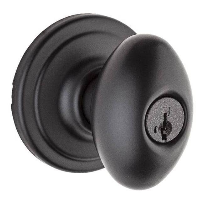 Iron Black Finish Entry Door Lock U856292