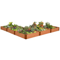 Raised Garden Bed L Shaped 12 x 12 x 11x22 1x22 Profile H3429