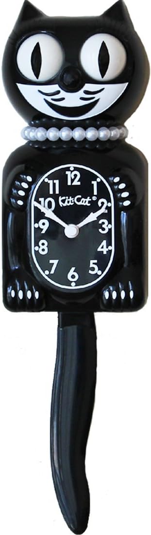 Black Kit-Cat Klock Pack of 2 J4444