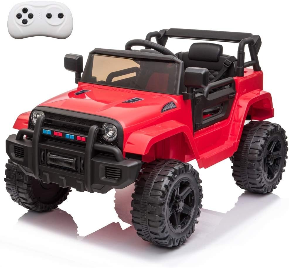 Black Kids Ride On Truck 12V Electric Car F37481