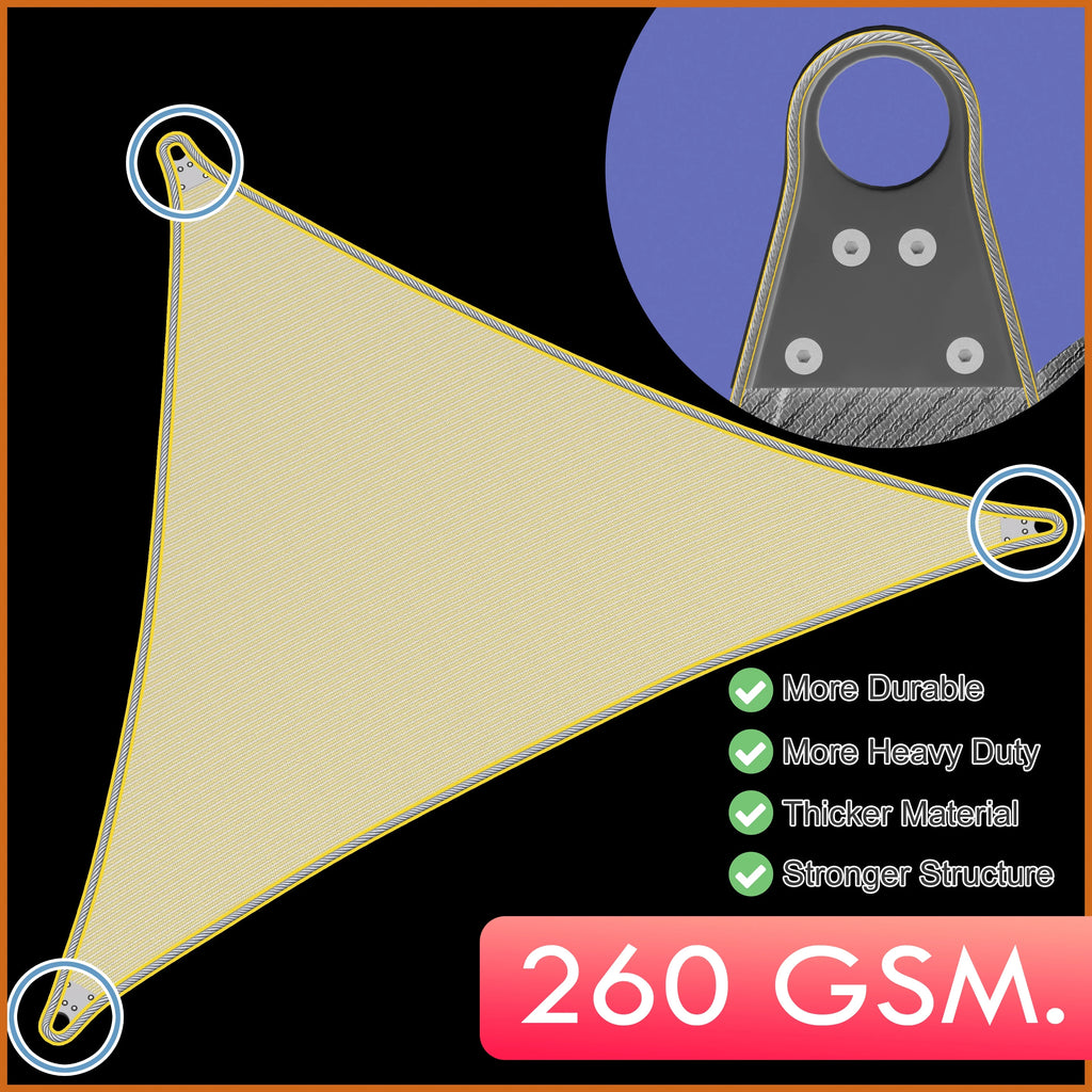 12' x 12' Green Square Sun Shade Sail Canopy A3004