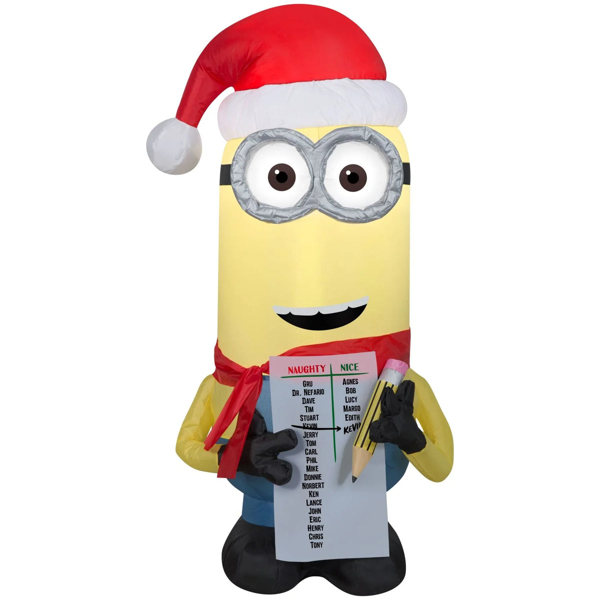 3.5 Ft Airblown Minion Kevin Inflatable Christmas Decor B1337