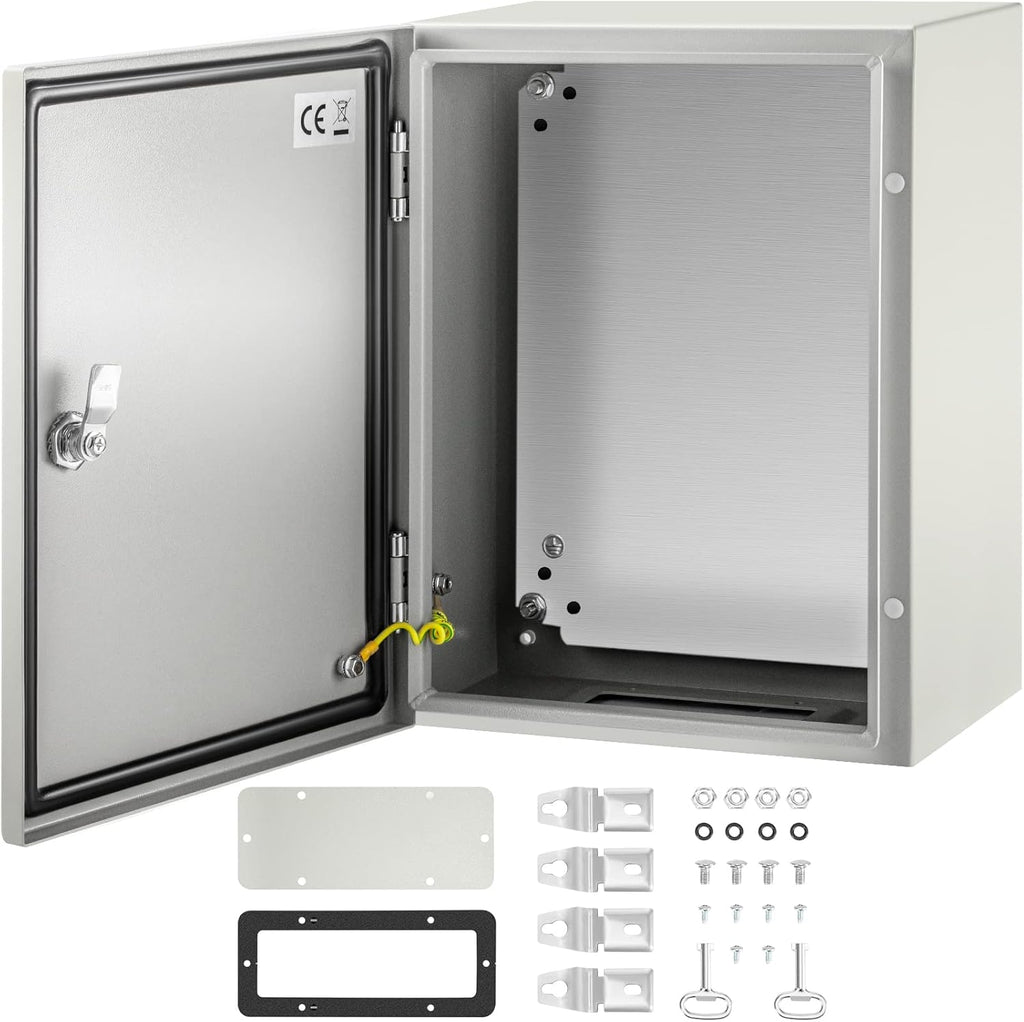 20 x 16 x 8'' NEMA 4X Steel Electrical Box with Mounting Plate G37110