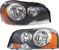 Headlight Assembly Driver and Passenger Side Halogen with Bulbs V451195