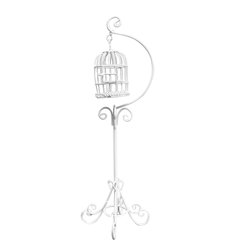 Miniature Metal Bird Cage Dollhouse Decoration J2253