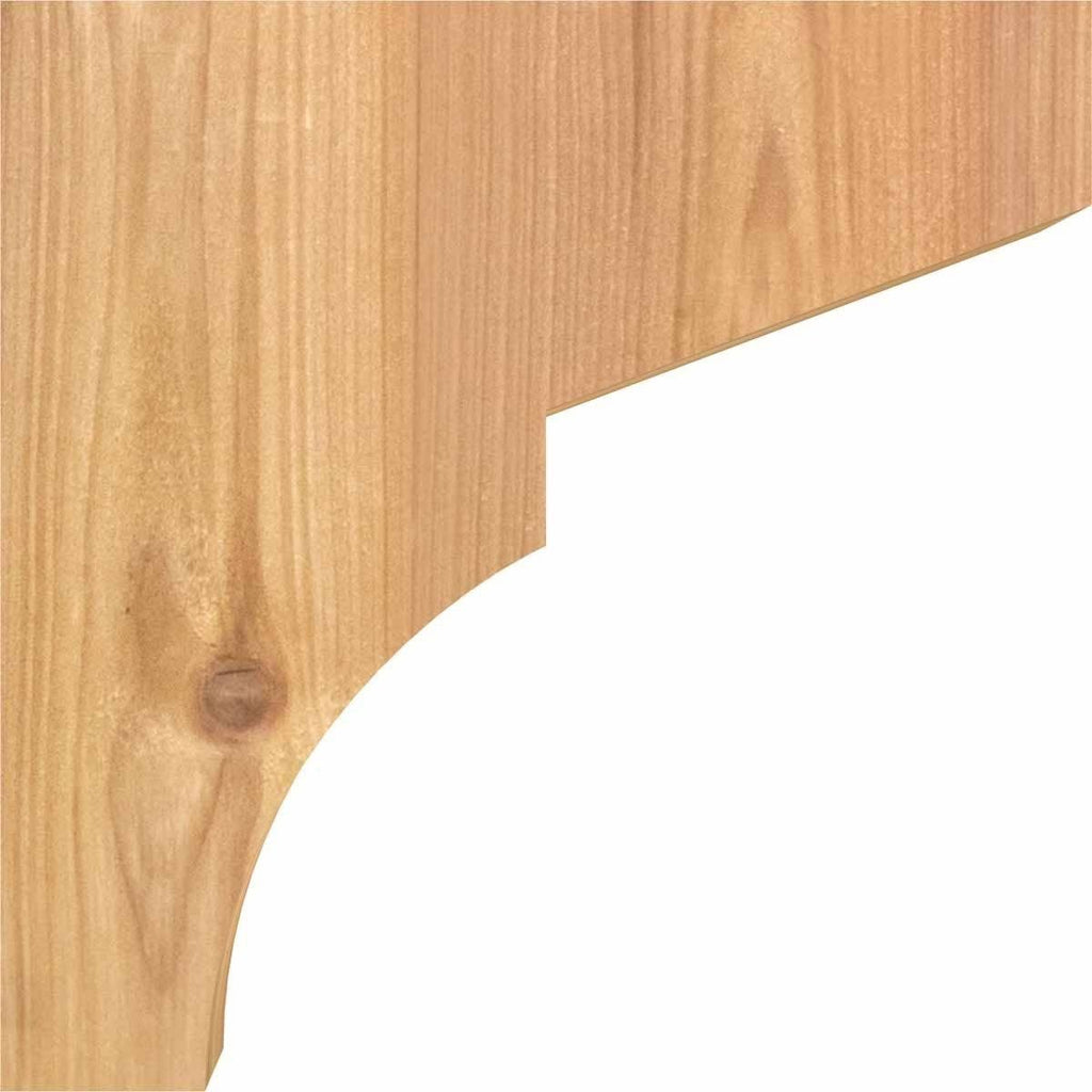 Monterey Smooth Corbel, Western Red Cedar P2743