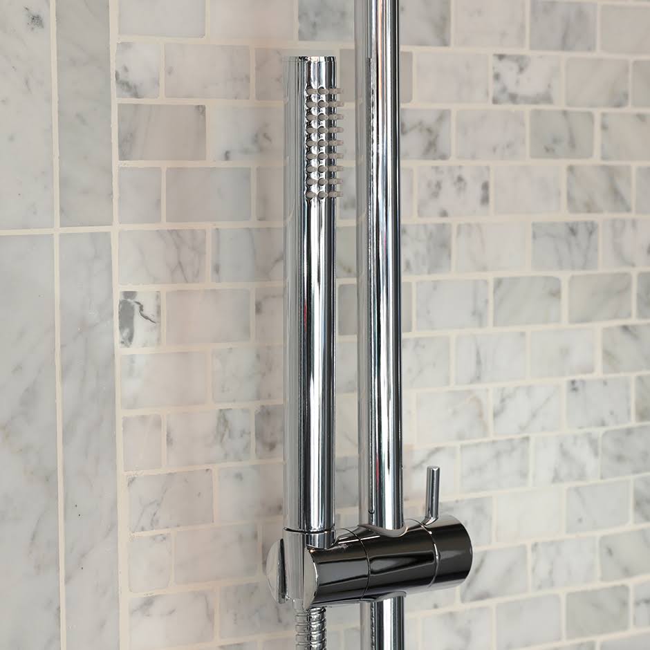 Polished Nickel Round Hand-Held Shower Head L8404