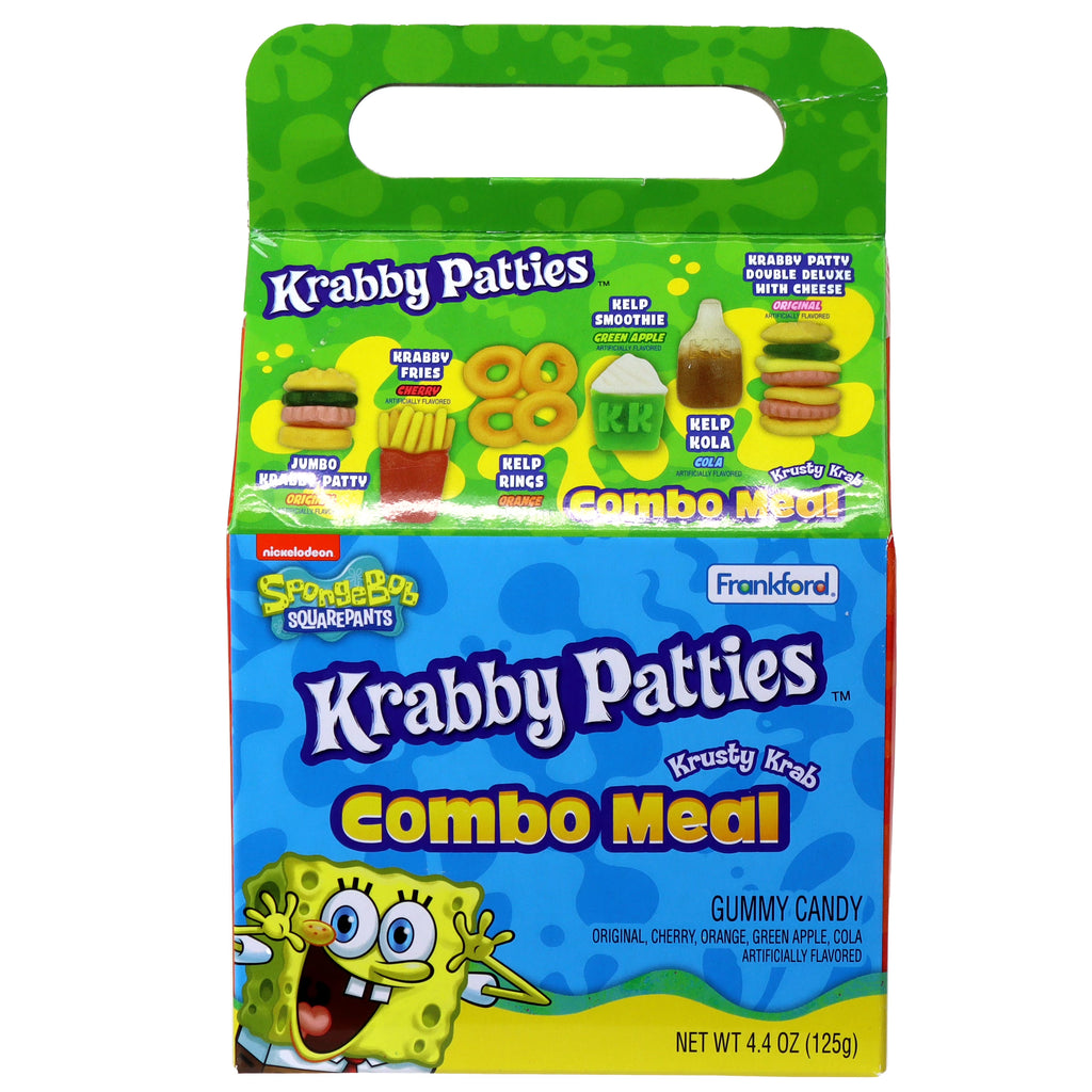 Krabby Patties Gummy Candy Combo Meal, 4.4oz O6325