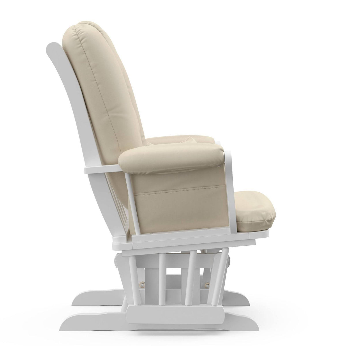 White Glider and Ottoman Y60225