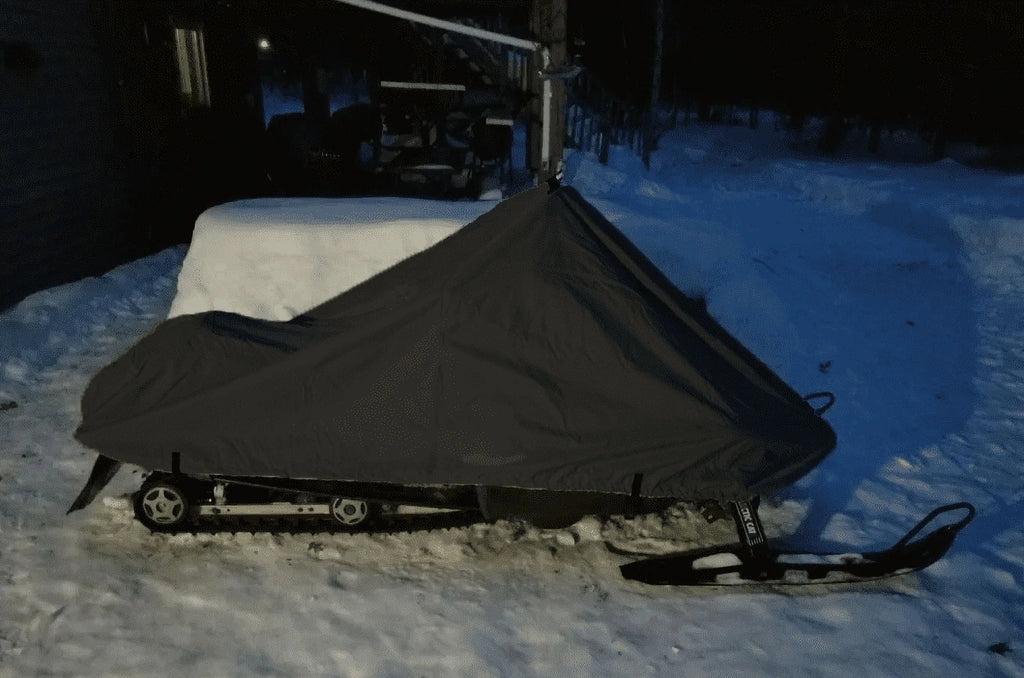 200 Denier All Black Snowmobile Cover Y13567