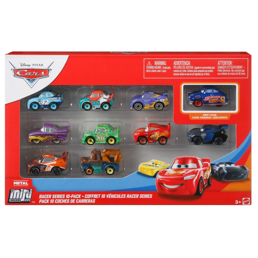 Mini Racers 10-Pack Collectible Compact Vehicles X9527