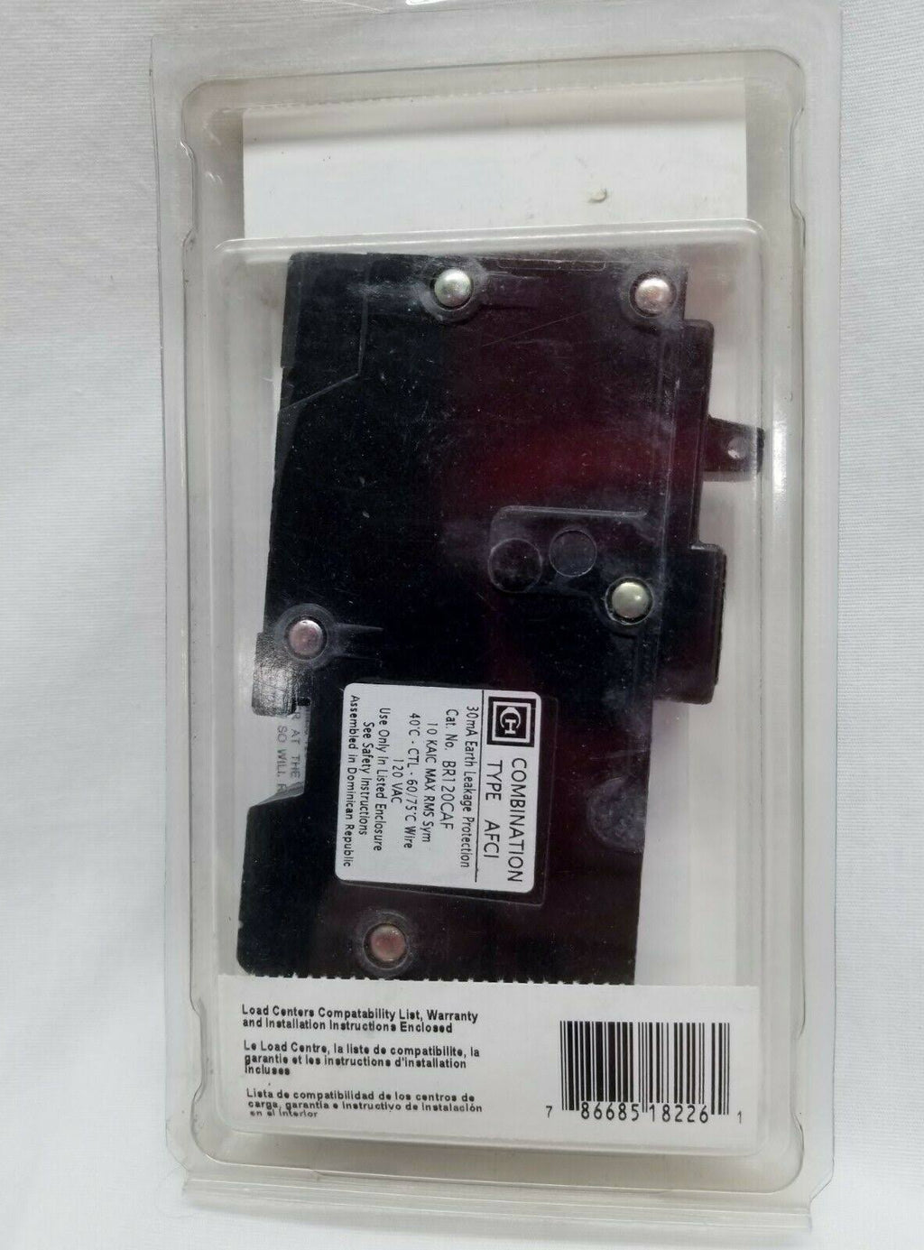 Type BR 1-Inch Combination AFCI Circuit Breaker H803994
