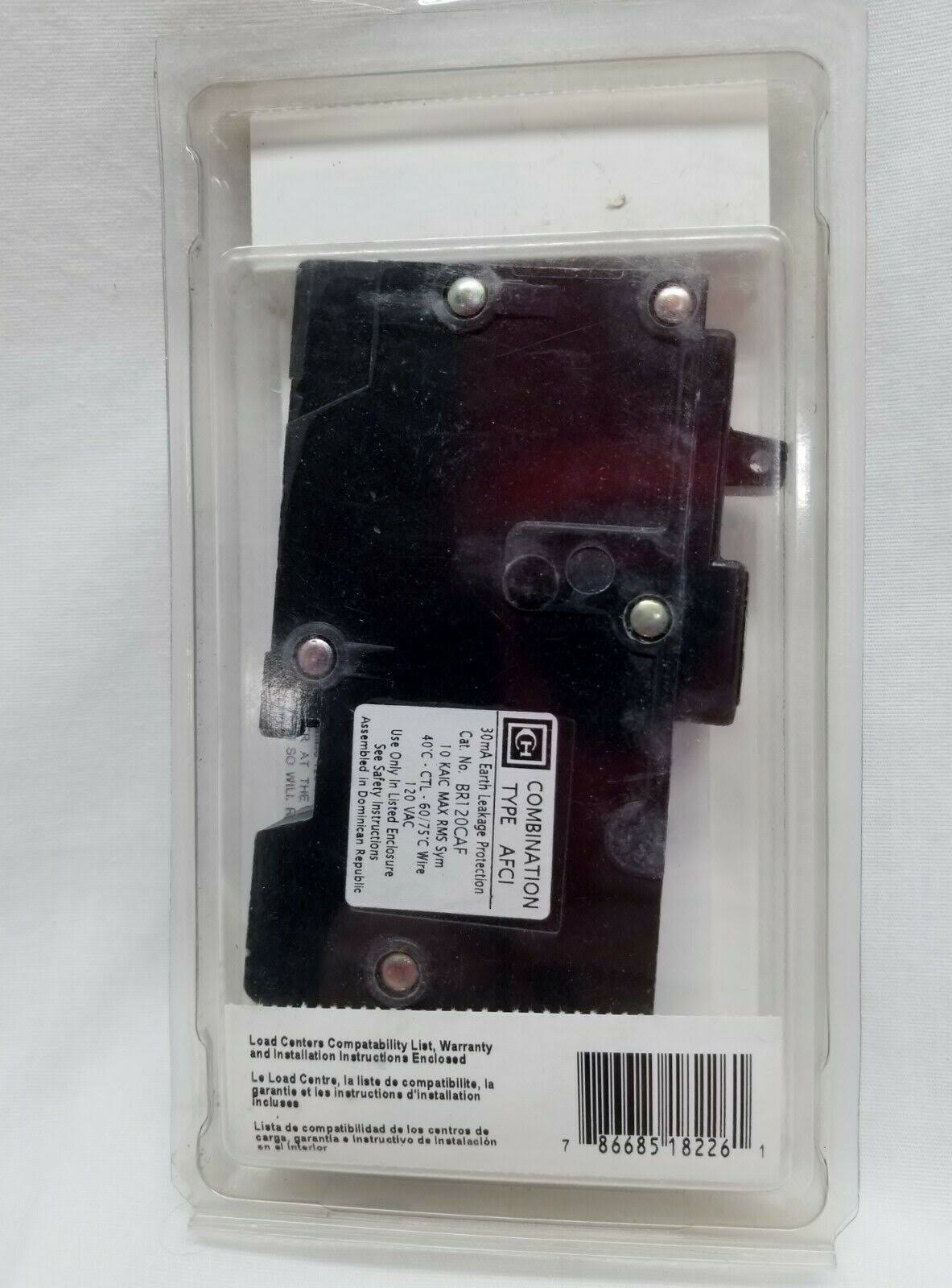 Type BR 1-Inch Combination AFCI Circuit Breaker H803994