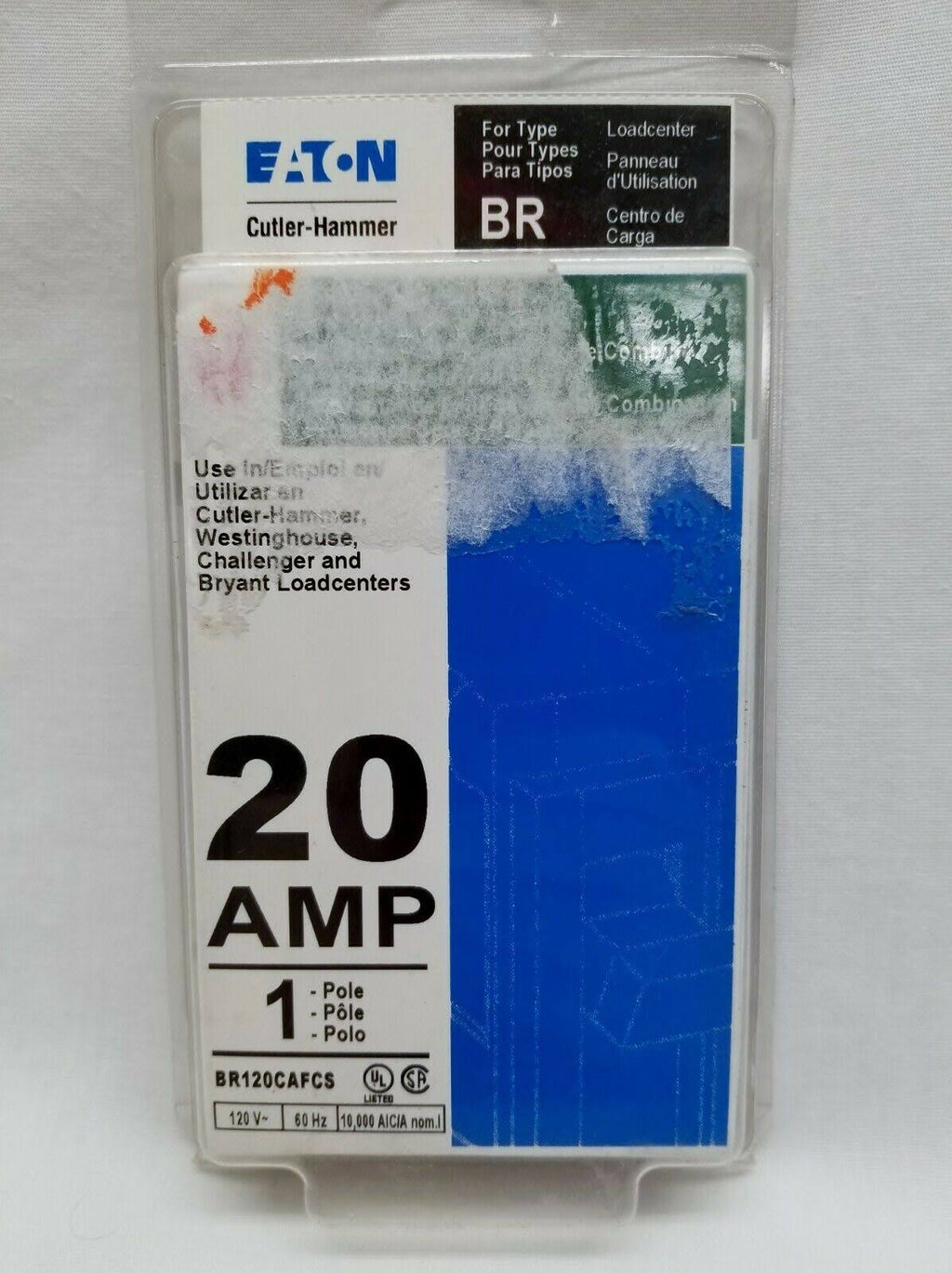 Type BR 1-Inch Combination AFCI Circuit Breaker H803994