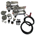 12 Volt Dual Chrome 440C 200 PSI Air Compressor J18469