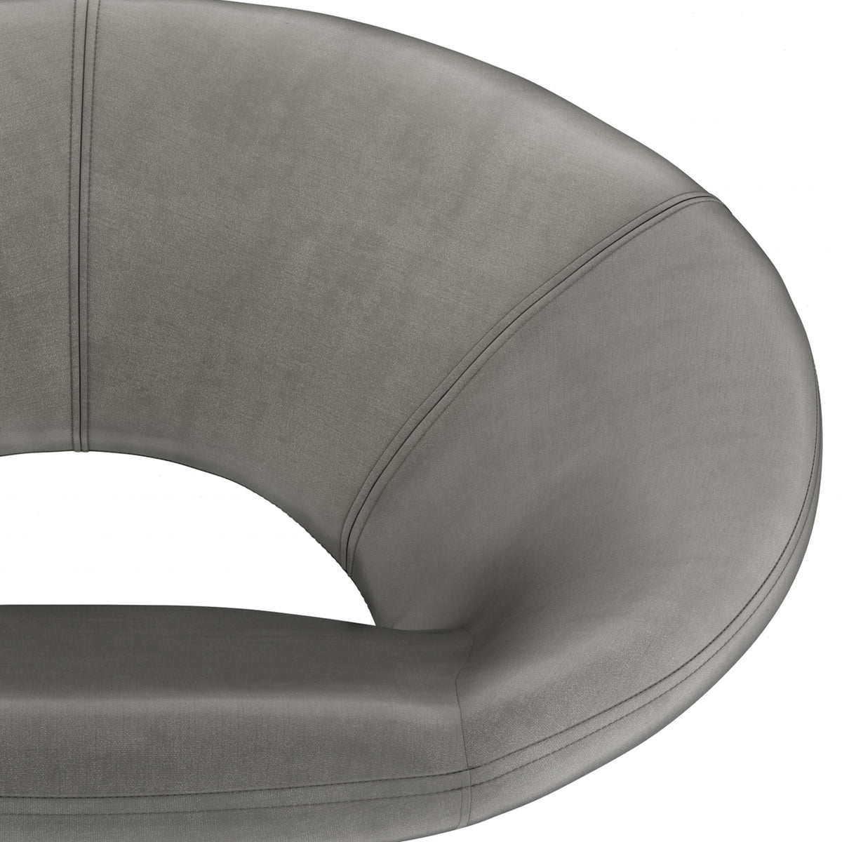 Gray Velvet Accent Chair V1279