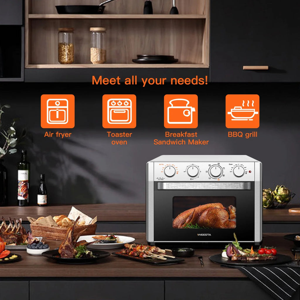 7-In-1 Air Fryer Toaster Convection Oven Combo 24 Quart J812228