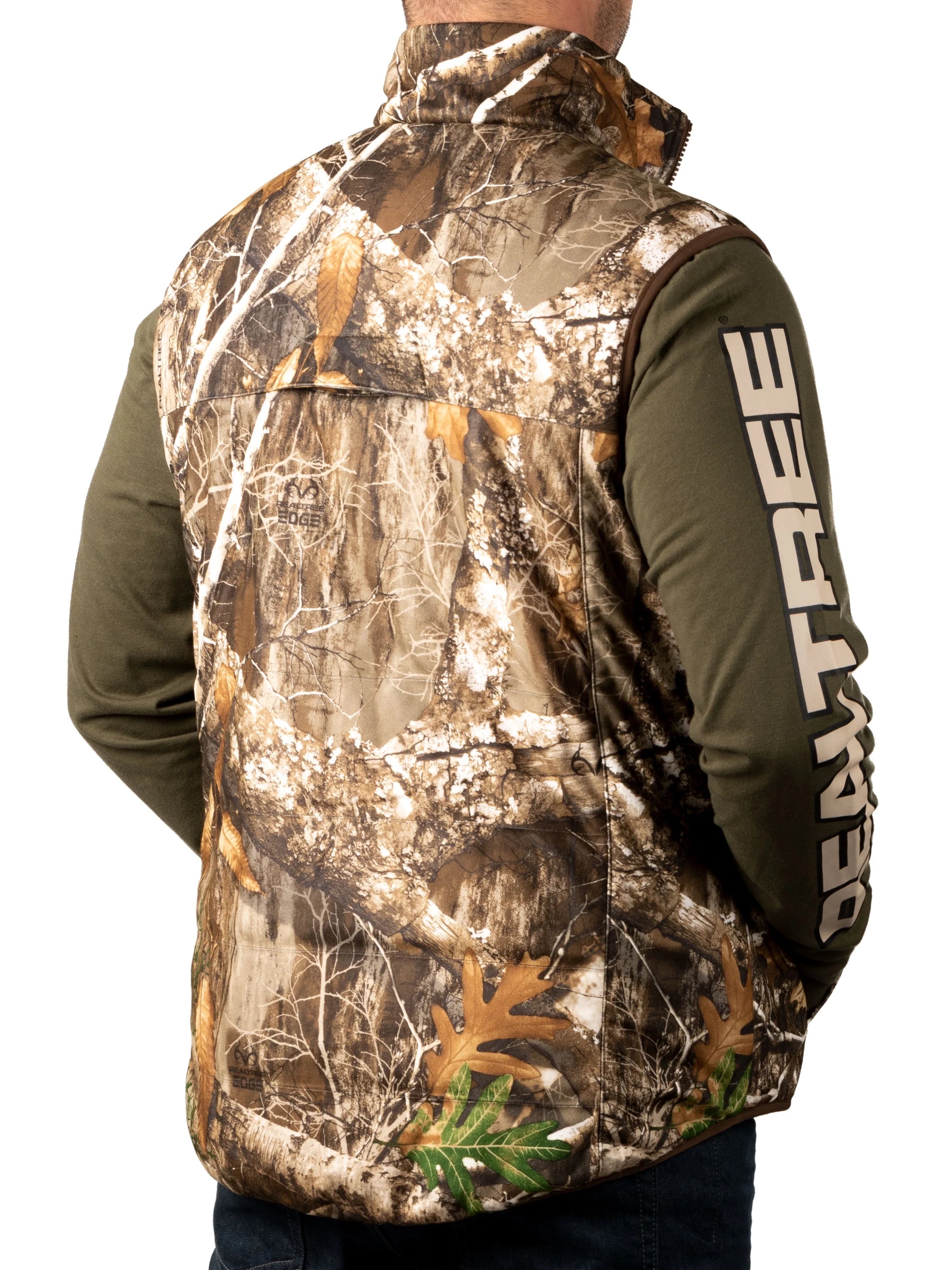 Reversible Camo and Blaze Full-Zip Hunting Vest Y855