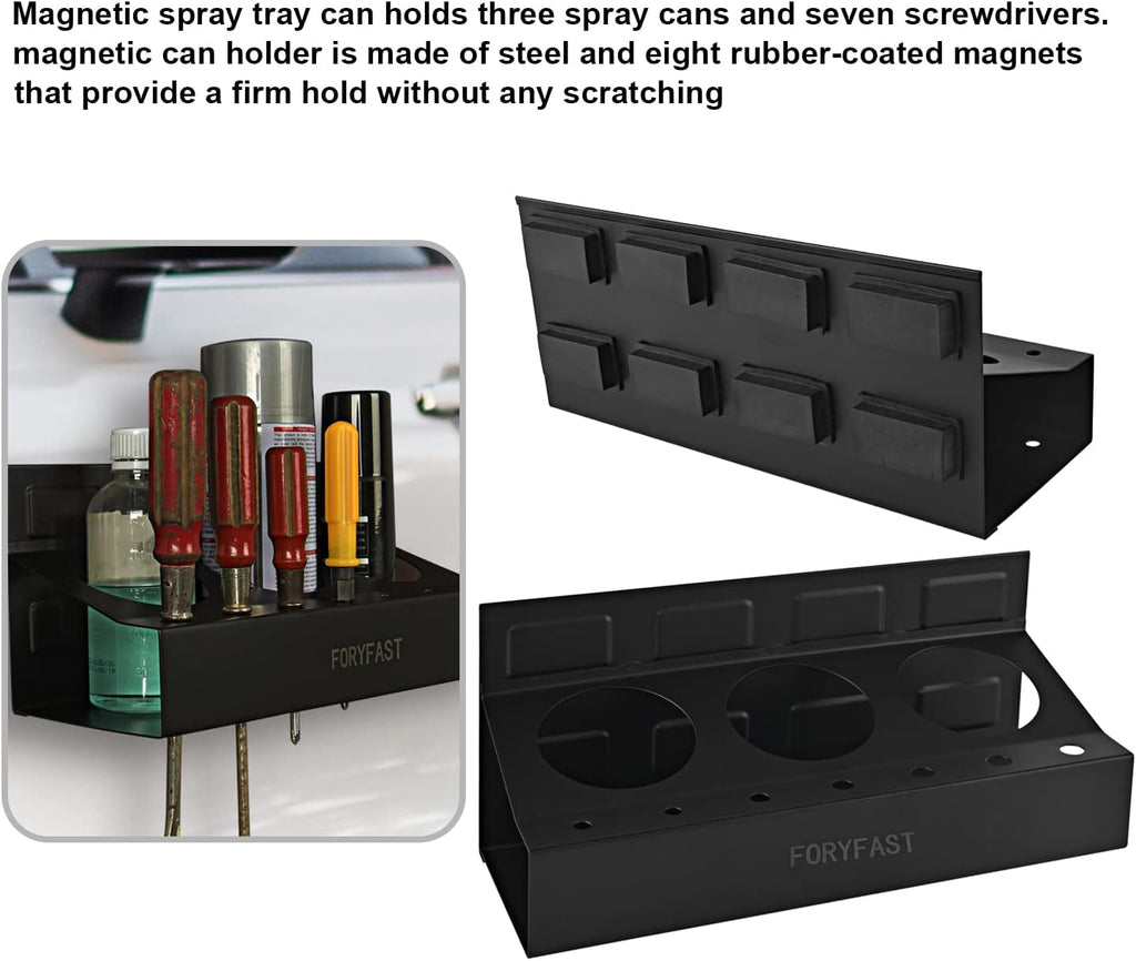 Magnetic Toolbox Tray Set, 4-piece, Pack of 2 Q460