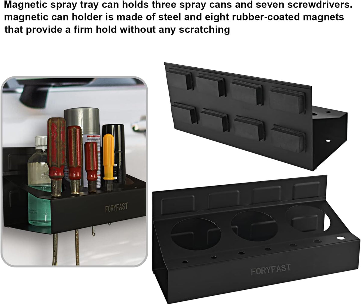 Magnetic Toolbox Tray Set, 4-piece, Pack of 2 Q460