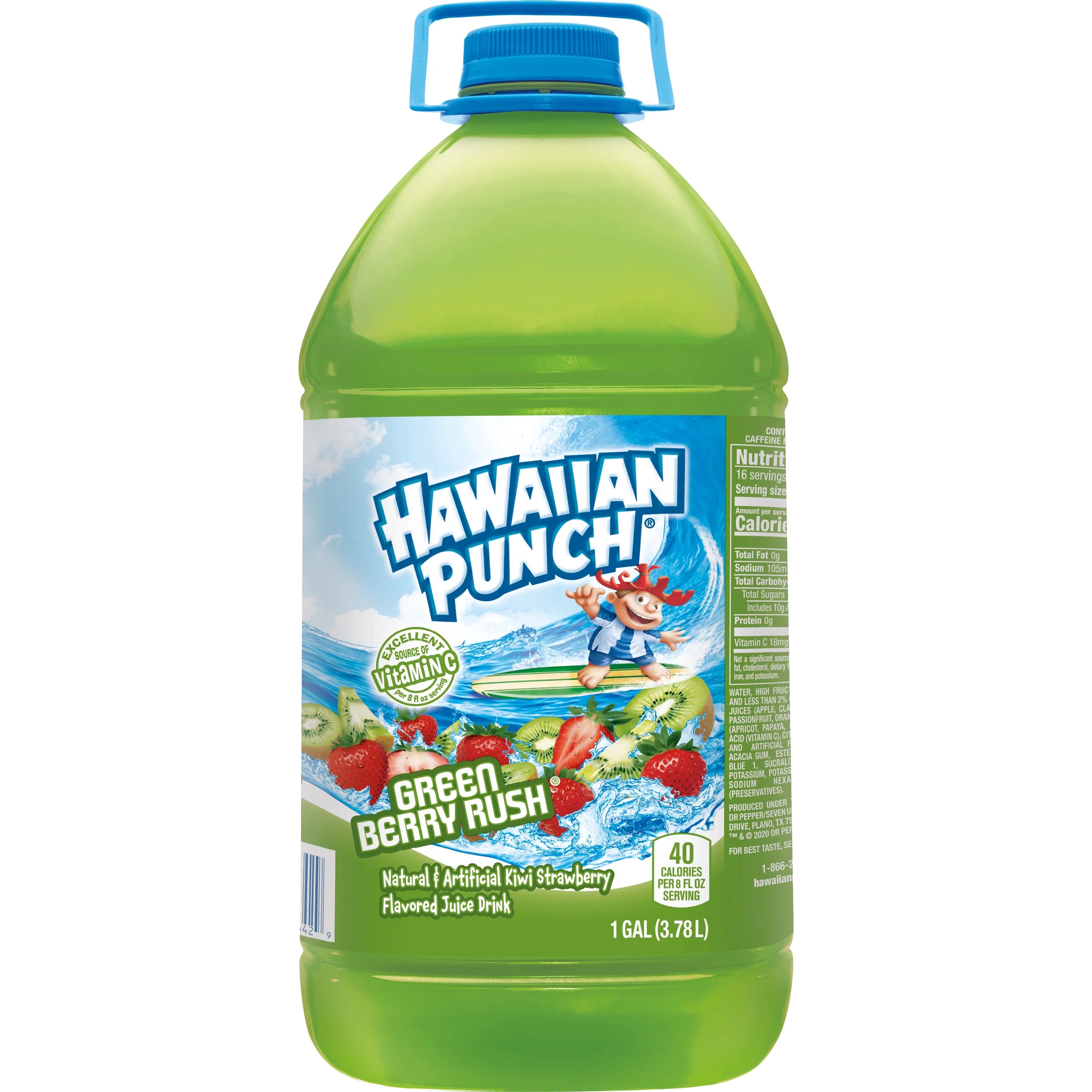 Green Berry Rush Juice Drink, 1 gal bottle D293