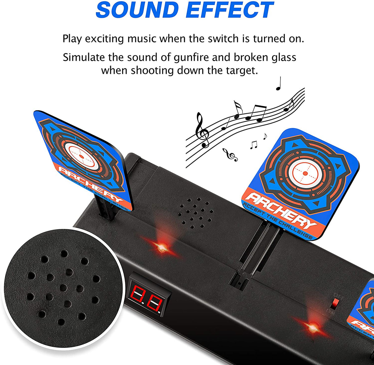 Electric Scoring Auto Reset Shooting Digital Target H20976
