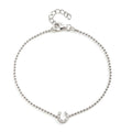 10k Two-tone Gold Heart Infinity Diamond Necklace w/ Chain S9546
