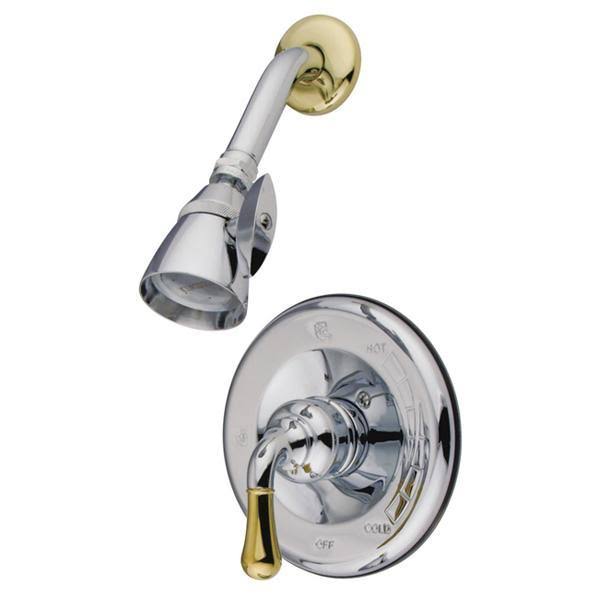 Polished Brass Single Handle Tub and Shower Faucet K995518