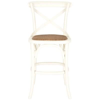 Distressed Ivory Bar Stool H862