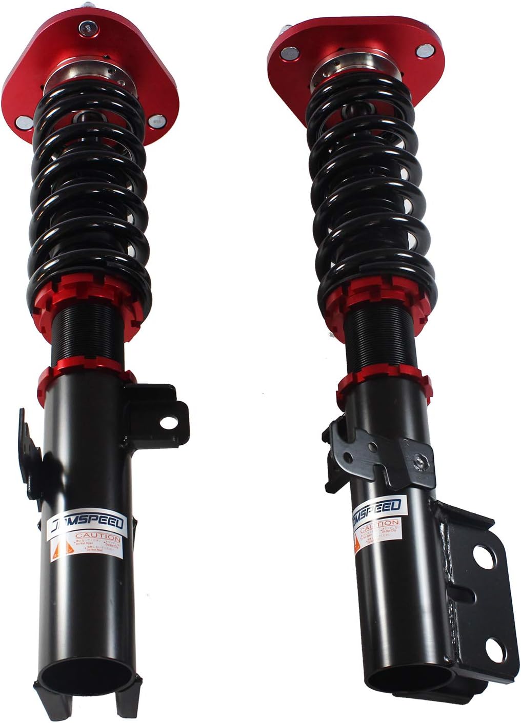 Red Full Coilover Struts Shocks Suspension Kit D3661