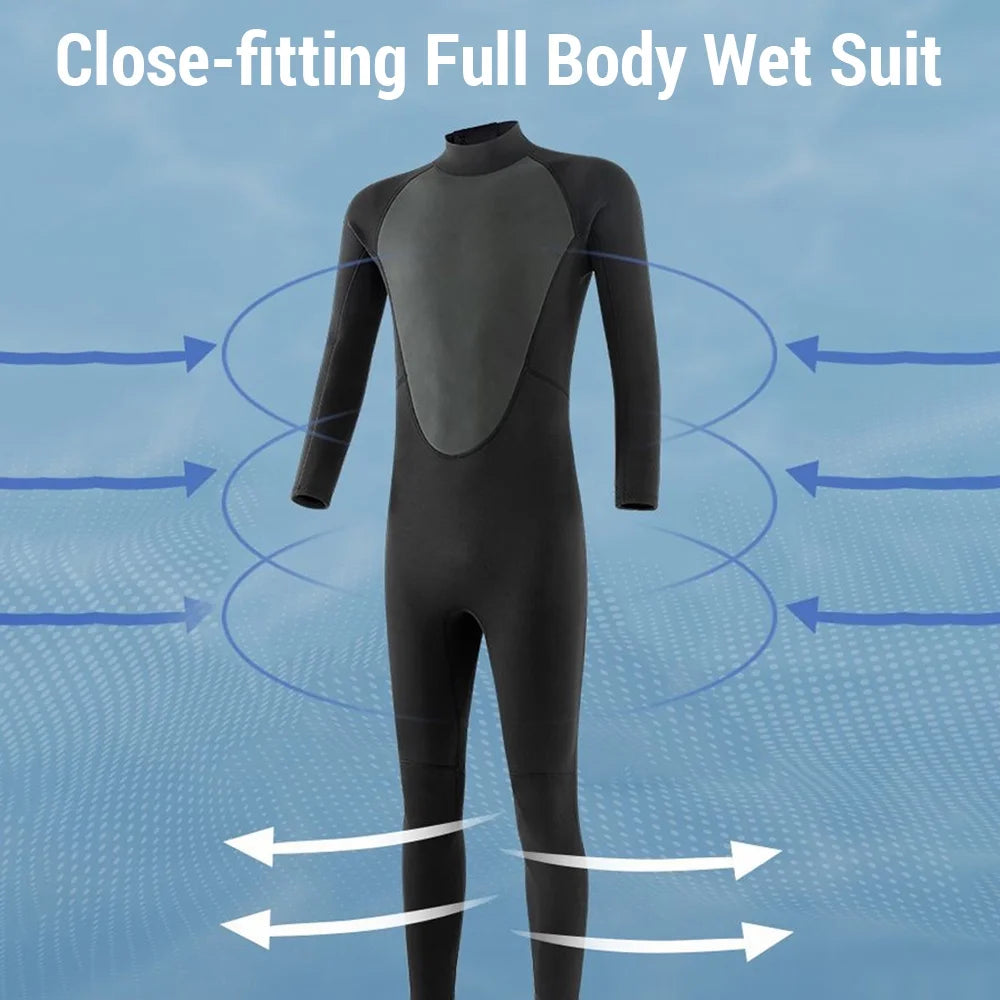 Long Sleeve Thermal Rash Guard Wetsuit O45542