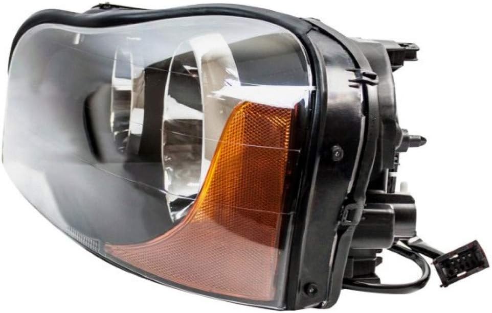 Headlight Assembly Driver and Passenger Side Halogen with Bulbs V451195