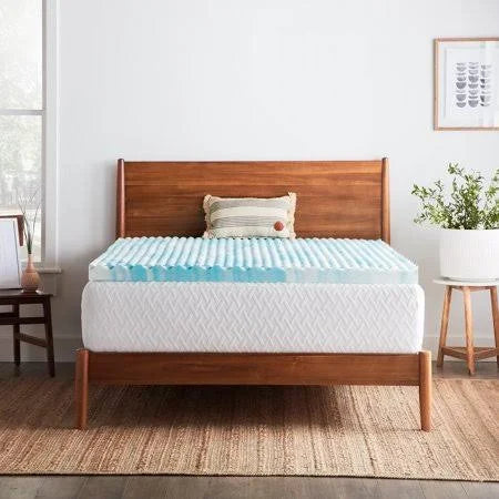 King Convoluted Gel Memory Foam Mattress Topper C9274