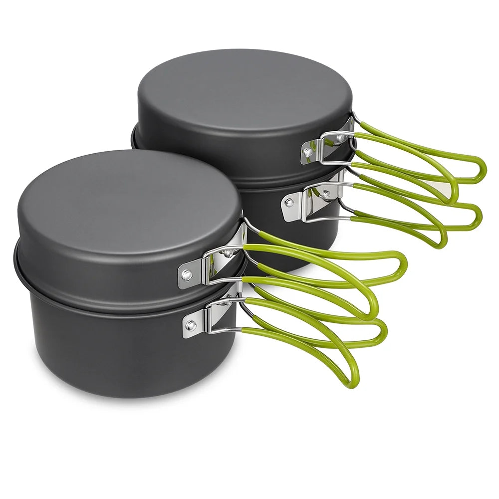 Camping Cookware Set Non-Stick Lightweight with Storage Bag C336
