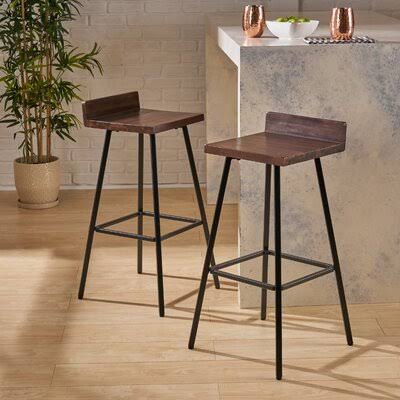 Dark Brown 30x22 Bar Stool P6904