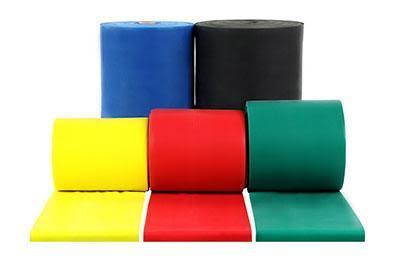 Latex Free Exercise Band - 100 Yard 2 x 50 Yard Rolls - Yellow U637895