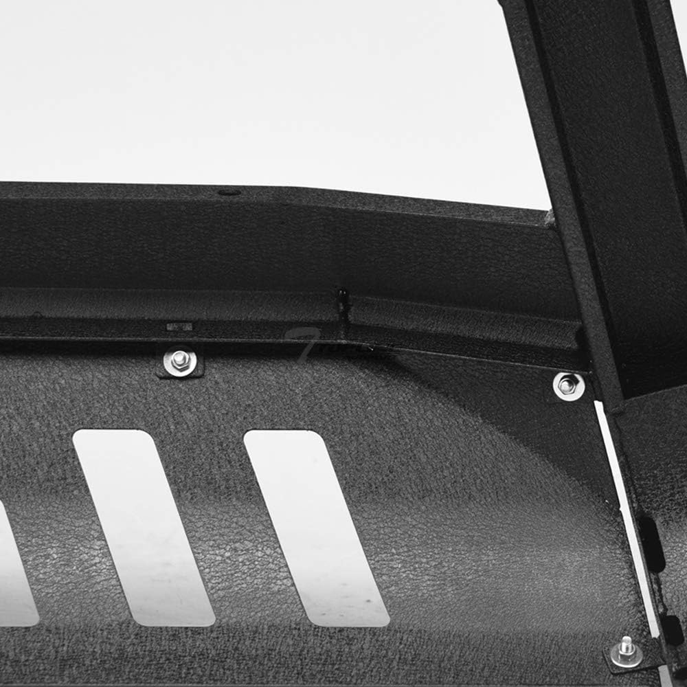 Textured Black Bull Bar Guard with Skid Plate L953535