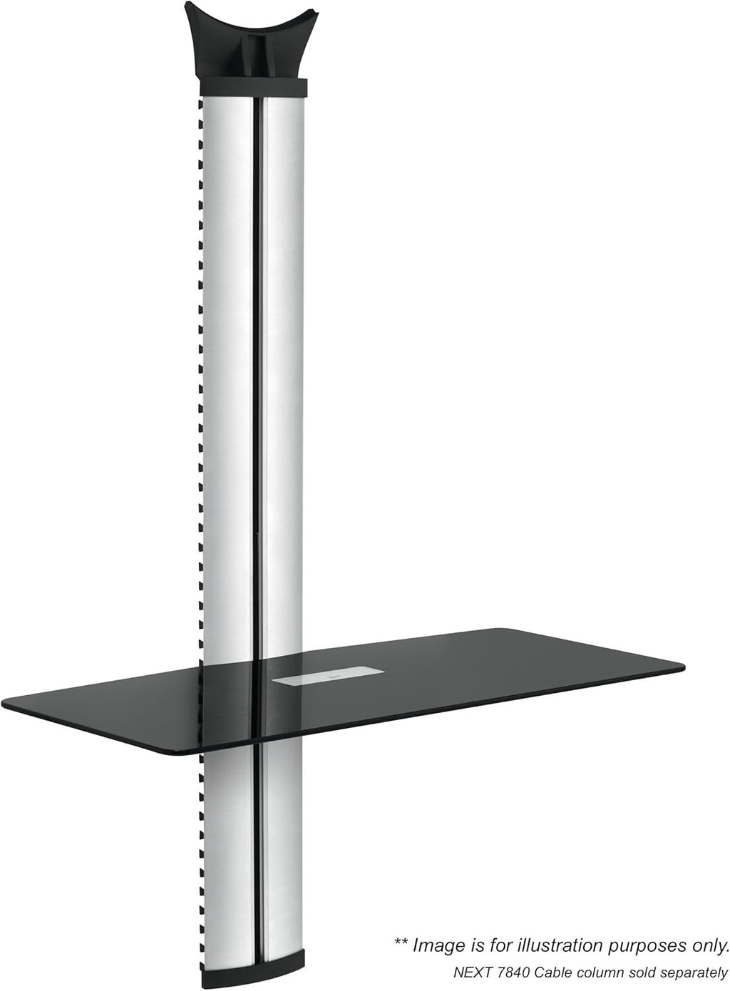 Silver/Black Cable Column G954522