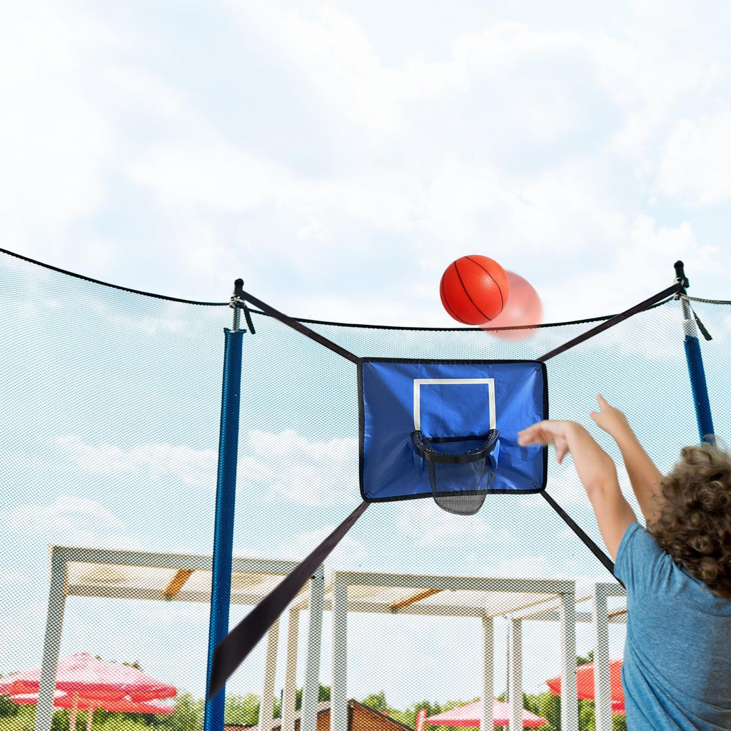 Mini Basketball Hoop for Trampoline with Enclosure Basketball Frame Replacement Trims Trampoline Accessory D354165
