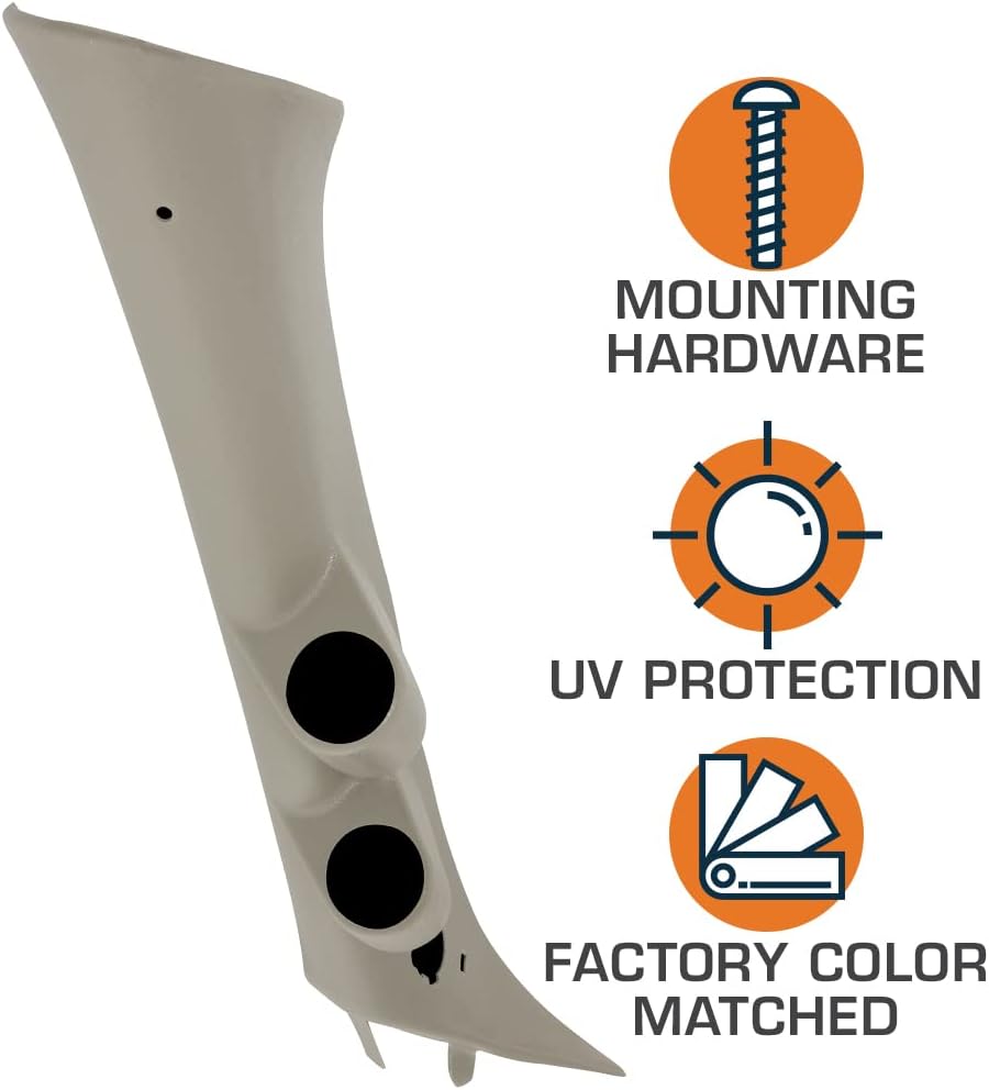 Tan Full Size Dual Pillar Gauge Pod Pack of 2 Y626190