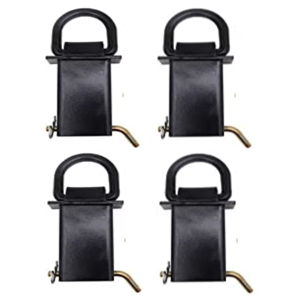 Set of 4 Adjustable Trailer Stake Pocket D Ring L4059