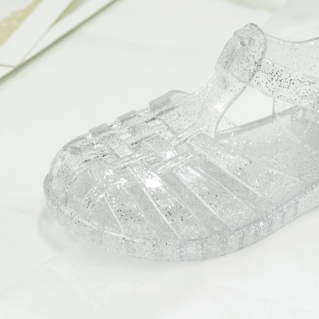 Toddler Girls Closed Toe Jelly Sandals Mary Jane Flat N89208