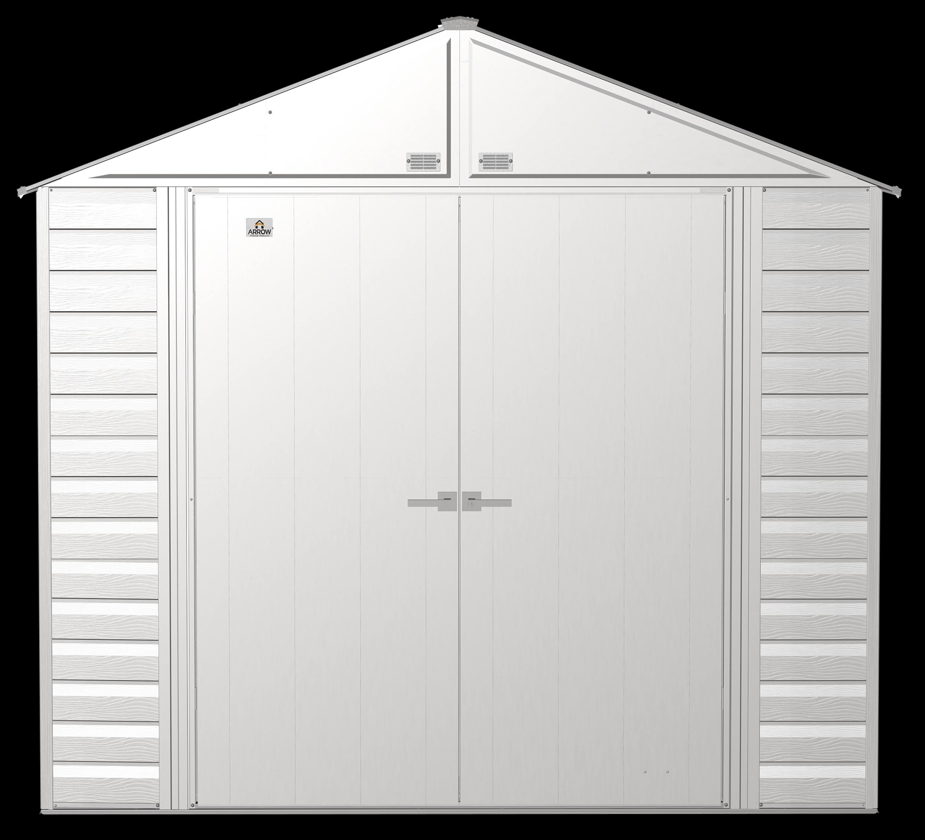 8x8 Steel Storage Shed Z46443