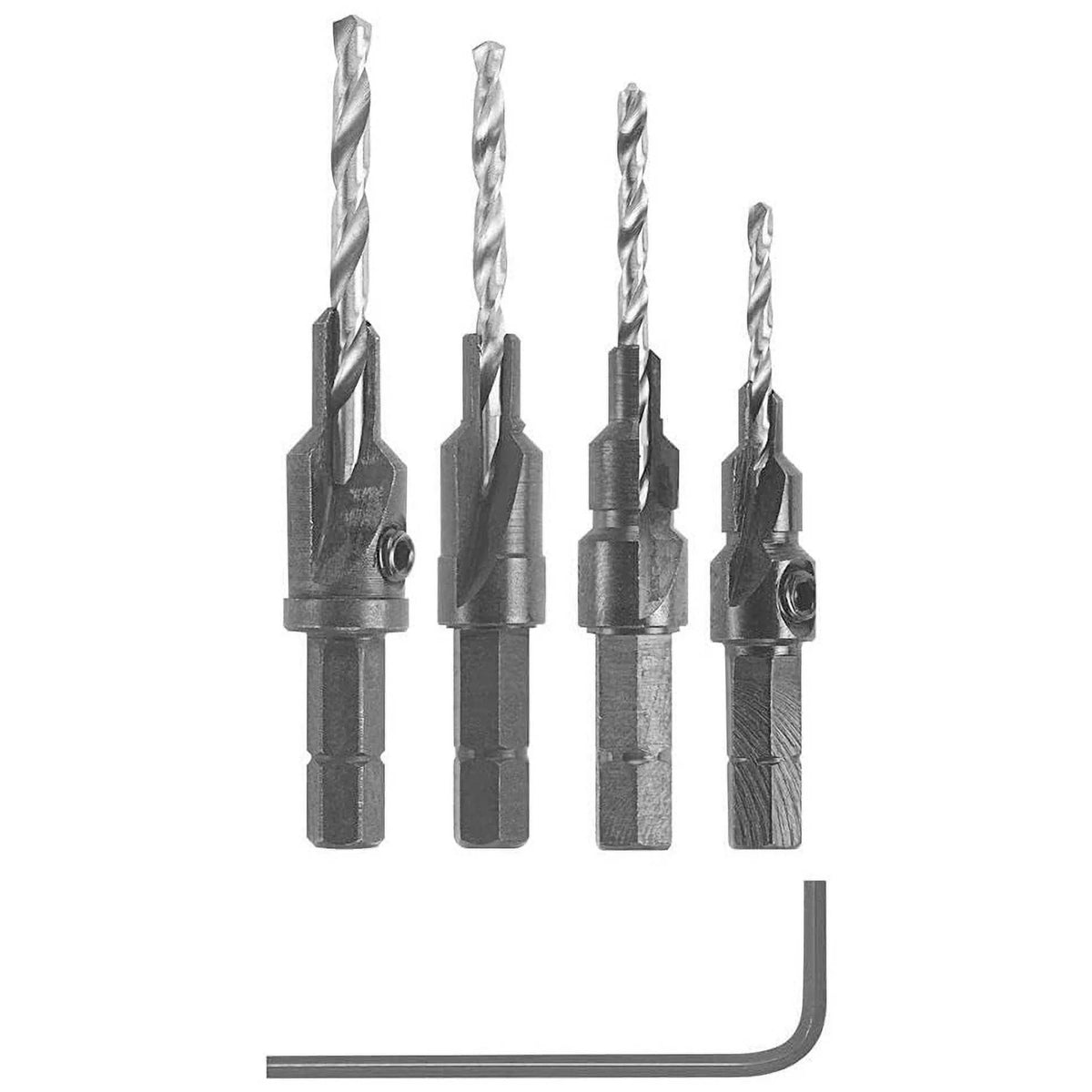 5-Piece HEX Shank Countersink Screw Pilot Set B535