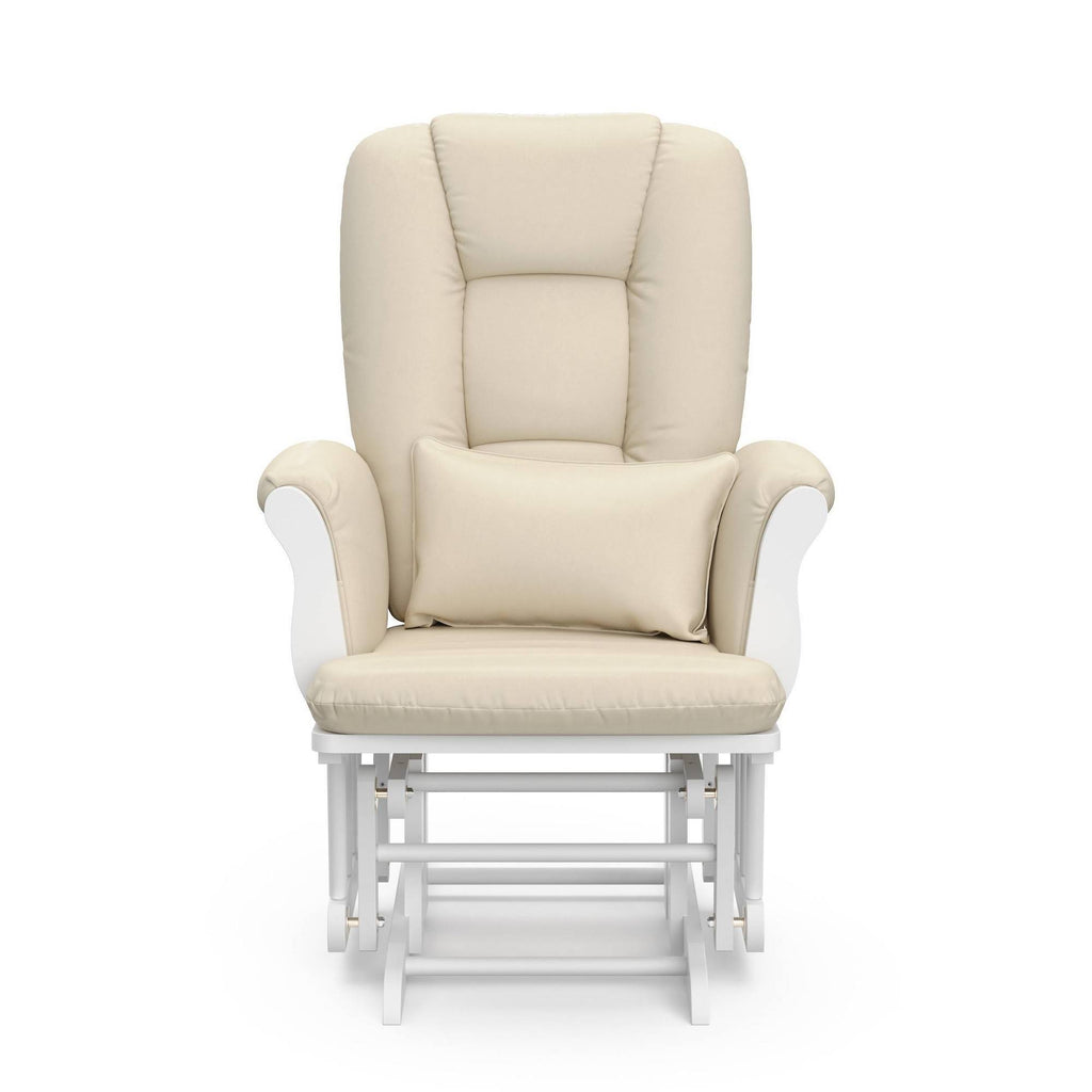 White Glider and Ottoman Y60225