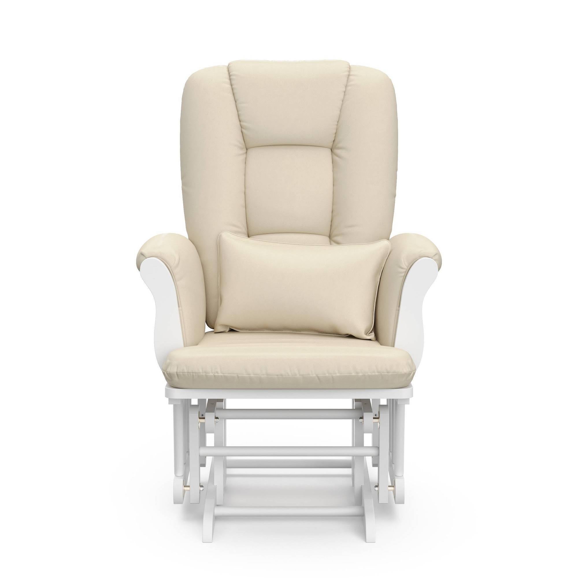 White Glider and Ottoman Y60225