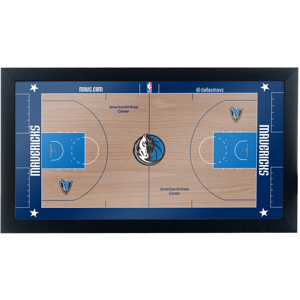 NBA Court Framed Plaque Y7081