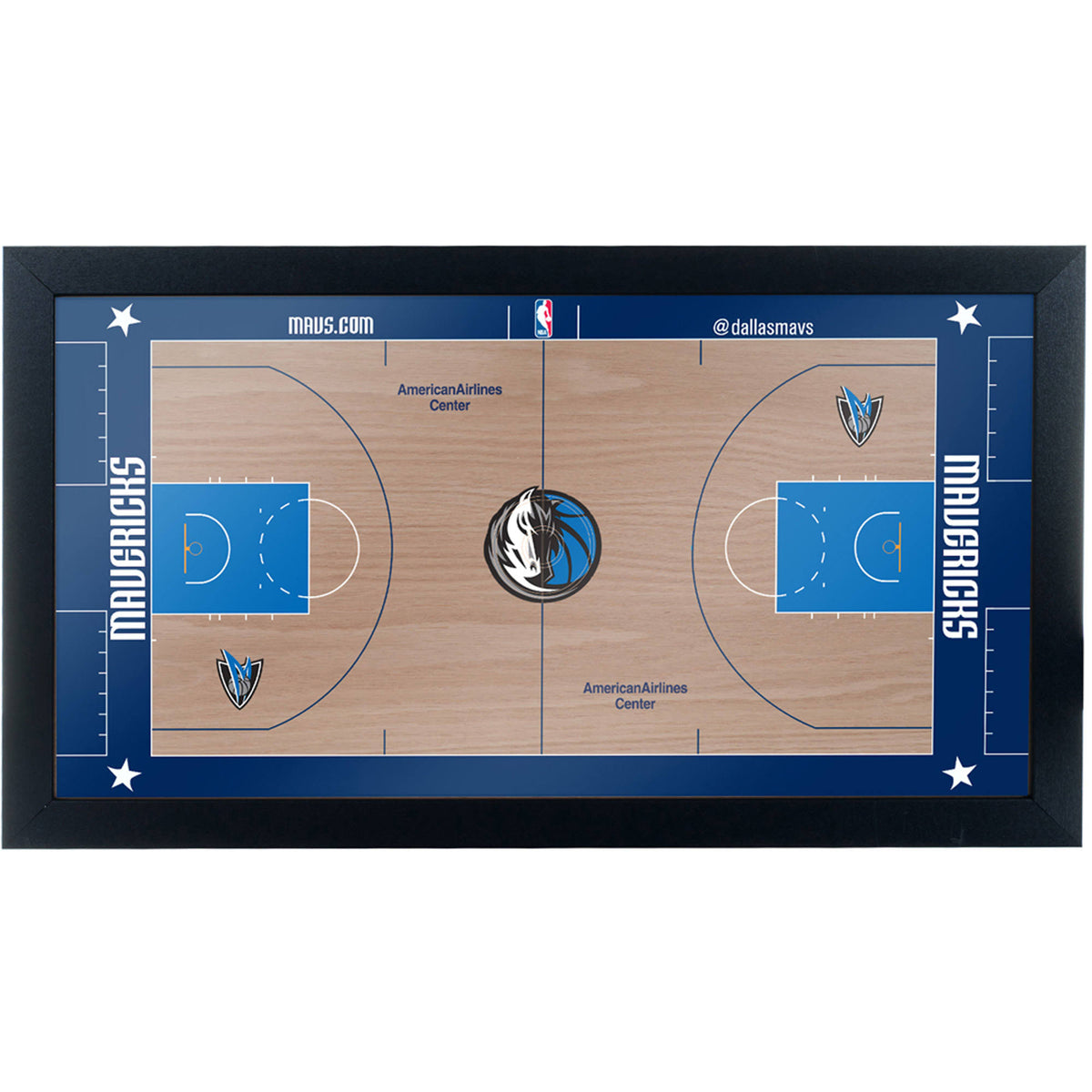 NBA Court Framed Plaque Y7081